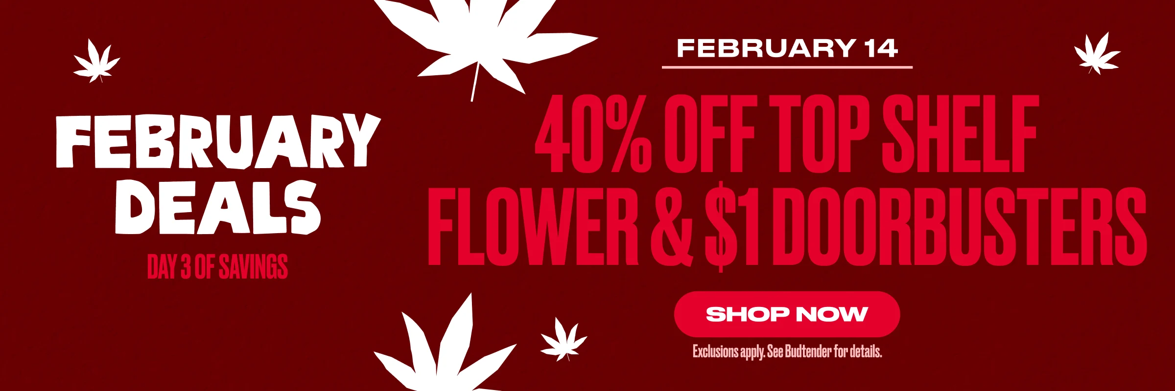 Valentines_OH Banner Day 3 February deals banner for valentines day promotions