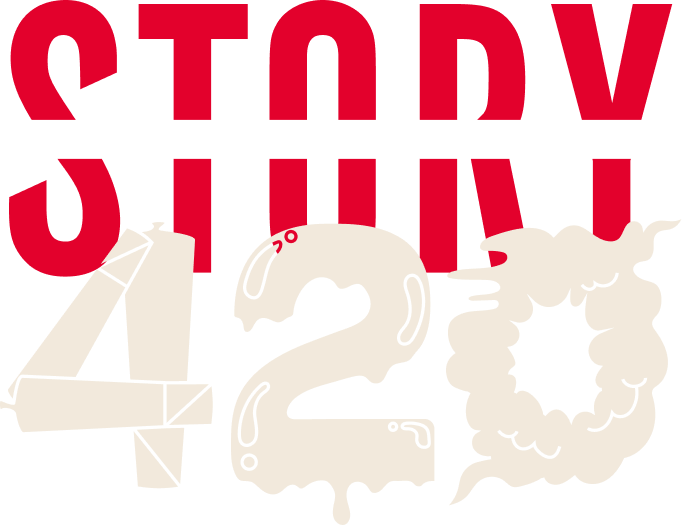 Bold text with number 420