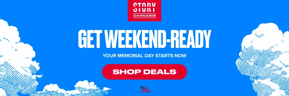 promotional banner for memorial day weekend sales