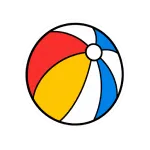 Vinnie Stuff A brightly colored beach ball with red yellow p4 ZAOXC 3