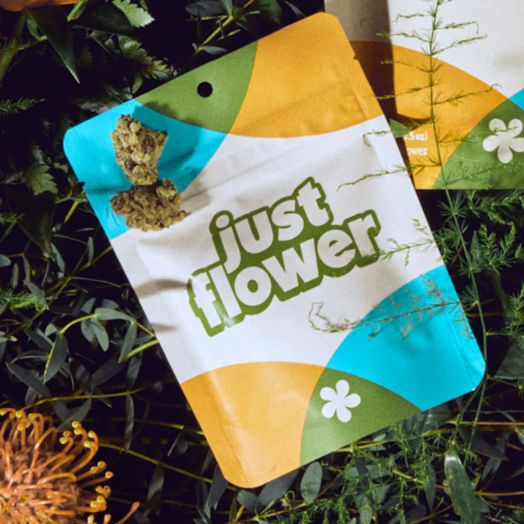 bag of Just Flower cannabis