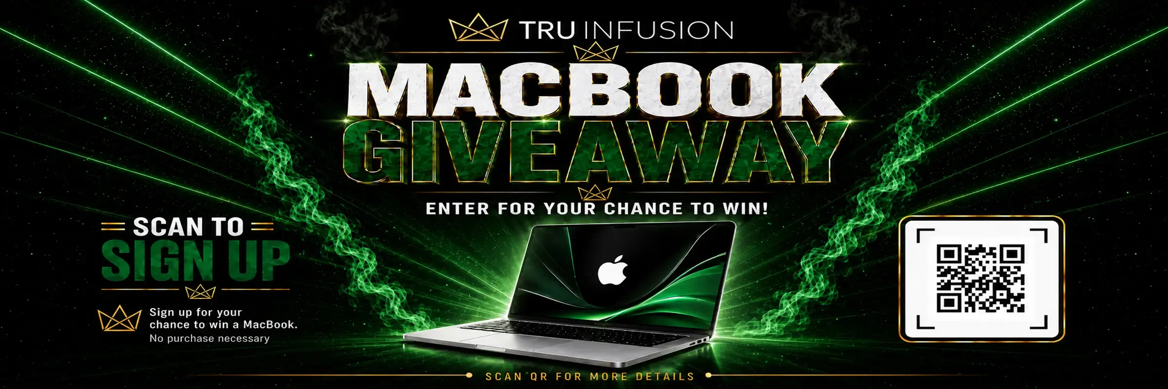 TRU Infusion macbook giveaway 2400 x 800